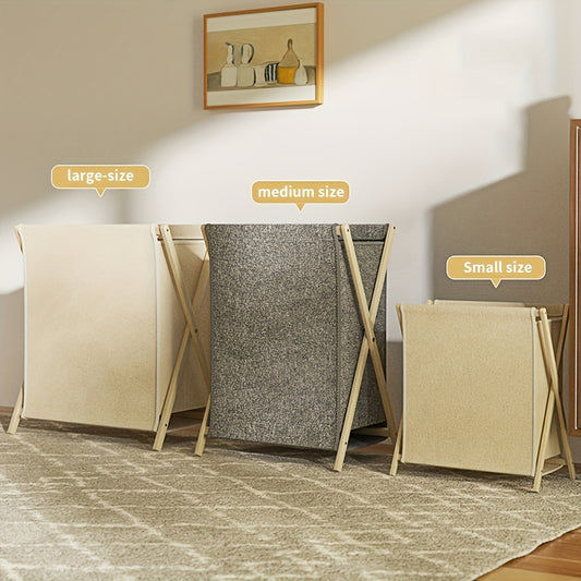 Collapsible Laundry Basket - Large-capacity Dirty Clothes Storage Multi-functional Fabric Basket, Suitable For Bathrooms Or Bedrooms