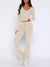V-Neck Long Sleeve Top and Pants Set - Enfance-Heureuse