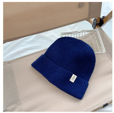 Bonnet en laine tricoté pour enfants tout assorti automne et hiver chaud