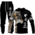 3D Wolf Print Tracksuit Men Sportswear Hooded Sweatsuit Two Piece Outdoors Running Fitness Mens Clothing Jogging Set - Enfance-Heureuse