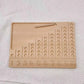 Montessori Log Counting Board Description Teaching Aid - Enfance-Heureuse