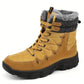 Men's Thick-soled Daily Outdoor Fleece-lined High-top Boots - Enfance-Heureuse