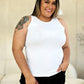 Débardeur slim à col rond Basic Bae pleine taille