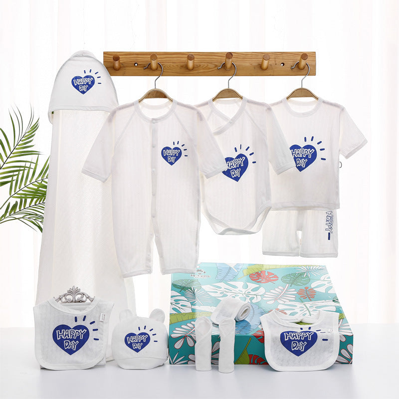 Summer Thin Newborn Clothes Baby Gift Set - Enfance-Heureuse