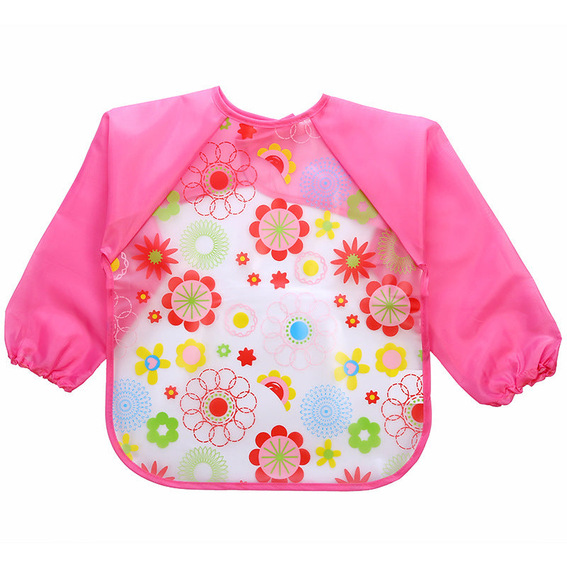 Children's Gown Long Sleeve Kids Waterproof Meal Baby Apron Painting Clothes Bib Protective Clothing - Enfance-Heureuse