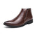 High-top Leather Shoes Men's Side Zipper British Working Wear Ankle Boots - Enfance-Heureuse