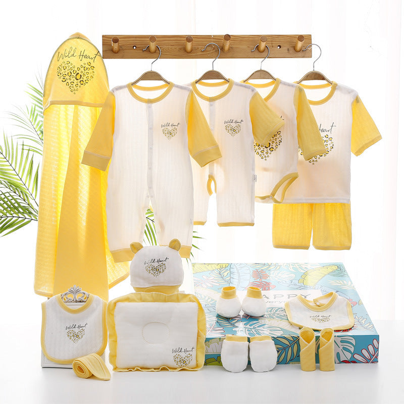 Summer Thin Newborn Clothes Baby Gift Set - Enfance-Heureuse