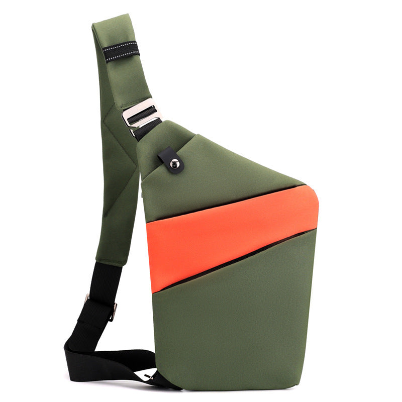 Canvas Chest Bags For Men And Women Across One Shoulder - Enfance-Heureuse