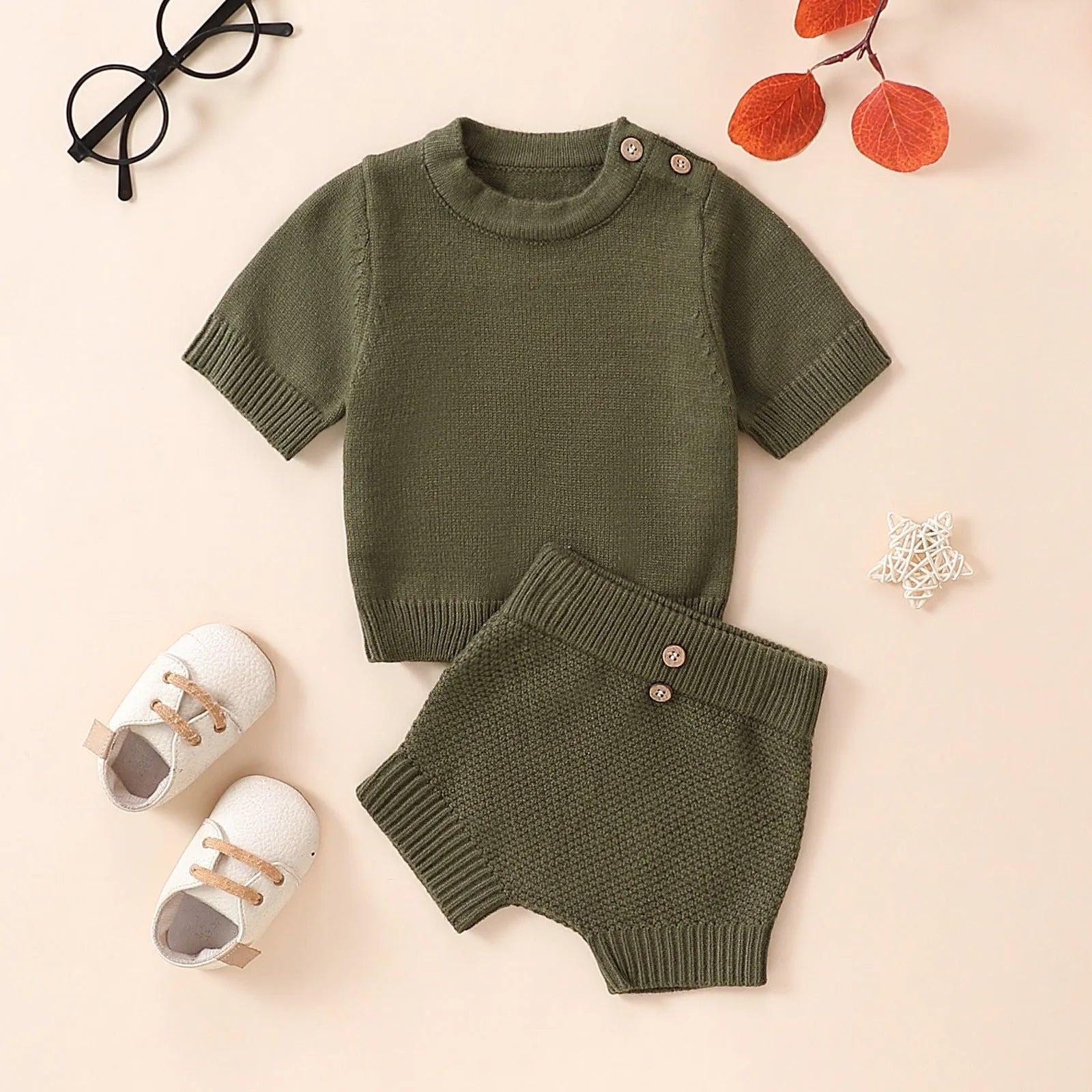 Children's Leisure Knitting Suit - Enfance-Heureuse