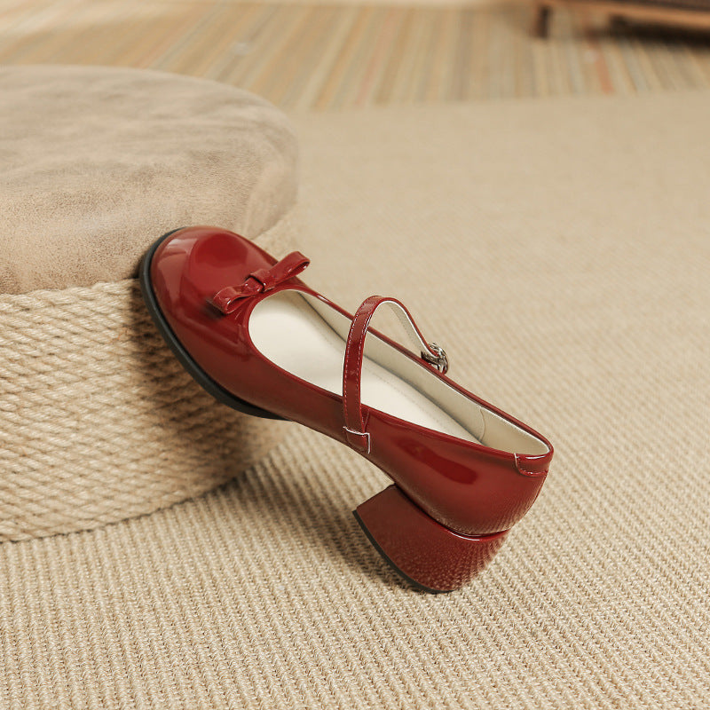 French Mary Jane Shoes Women - Enfance-Heureuse