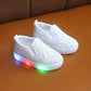 Kids Led Sneakers Lighted Baby Toddler Sneakers Sequin Girl Light Shoes - Enfance-Heureuse