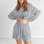 Modal Pajamas Long Sleeve Shorts Two-piece Set - Enfance-Heureuse