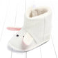 Bébé Laine Chaussures En Coton Chaud, Hiver Chaud Haut-dessus Chaussures - Enfance-Heureuse