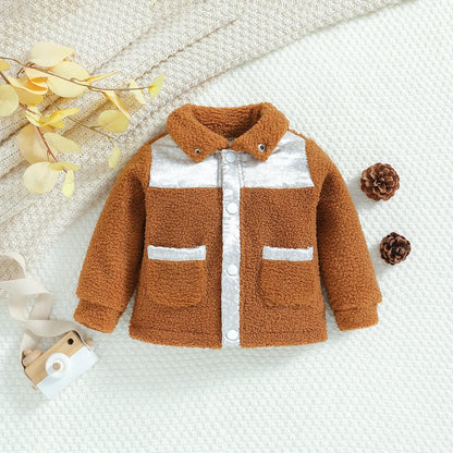 Children's New Zipper Cute Polar Fleece Jacket - Enfance-Heureuse