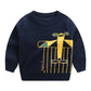 Automne et hiver pour enfants nouveau pull en coton Double couche - Enfance-Heureuse