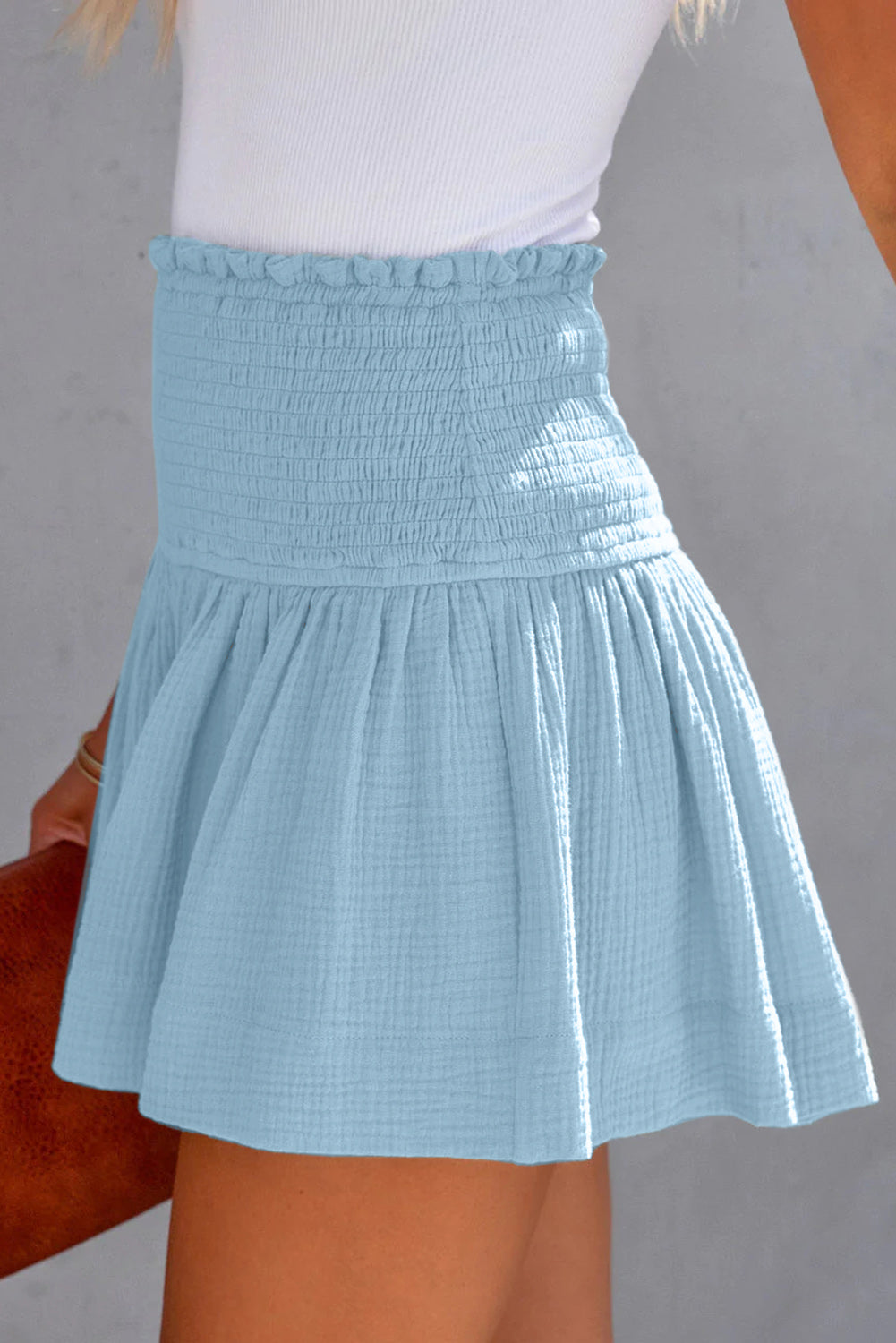 Smocked Waistband Shorts - Enfance-Heureuse