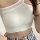 Hot Girl Irregular Shoulder Summer Vest For Women - Enfance-Heureuse