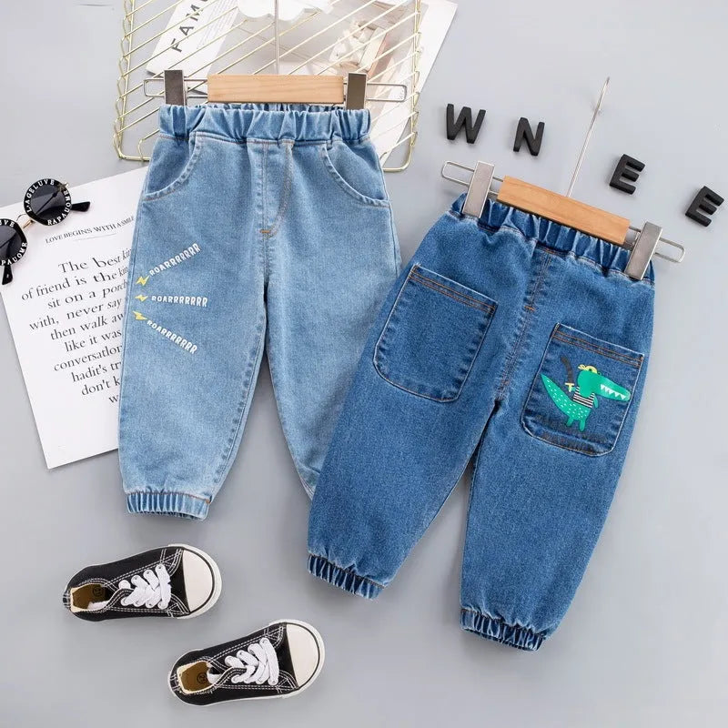 Children's Naughty Spring And Autumn Jeans - Enfance-Heureuse