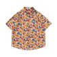 Retro Printed Shirt Short Sleeve Loose Design - Enfance-Heureuse