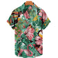 Men's 3D Digital Printing Tropical Forest Animal Hawaiian Shirt - Enfance-Heureuse