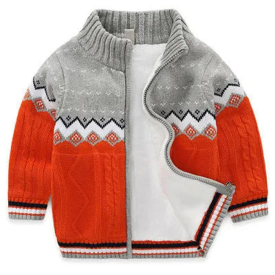 Cardigan en tricot épais pour enfants - Enfance-Heureuse