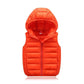 Children's Down Cotton Hooded Thermal Vest Solid Color - Enfance-Heureuse