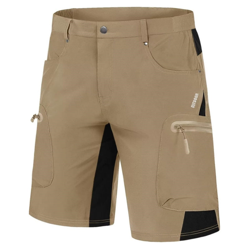 Men's Outdoor Mountaineering Shorts Multi-pocket Casual Cargo Shorts - Enfance-Heureuse