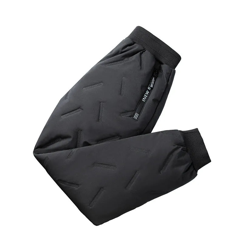 Pantalon polaire épais et résistant au froid pour garçon, chaud et pieds regroupés