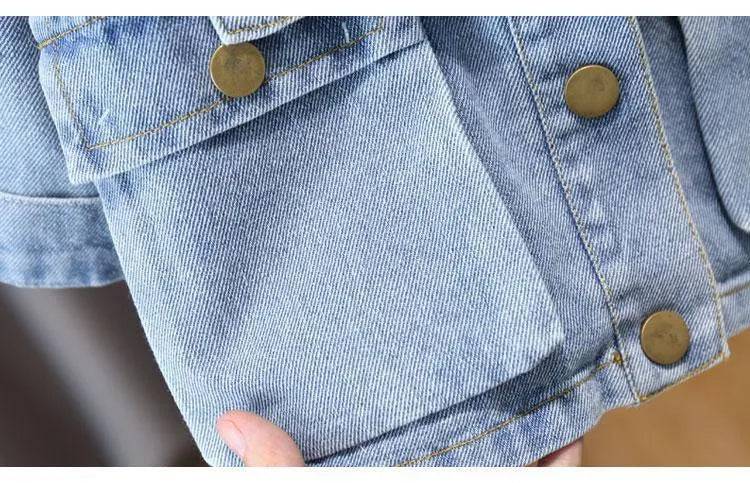 Children's Denim Jacket For Men - Enfance-Heureuse