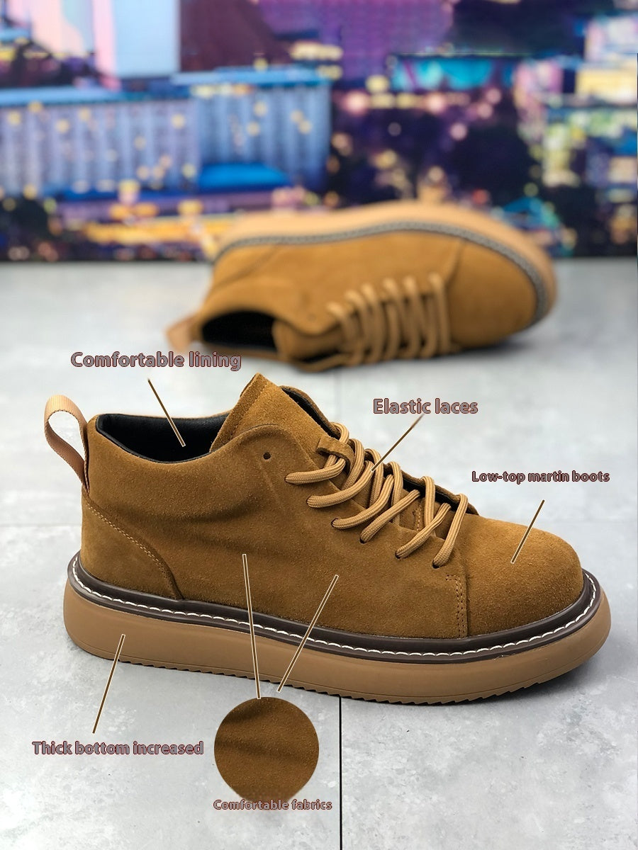 Men's Comfortable All-match Low Top Martin Boots - Enfance-Heureuse