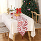 Christmas Snowflake Leaves Table Runner Table Decoration Decorations - Enfance-Heureuse