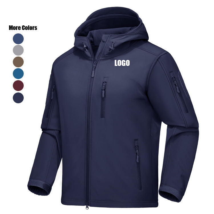 Hooded Outdoor Windproof Casual Men's New Loose Jacket - Enfance-Heureuse