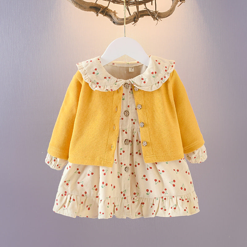 Baby Girl Autumn Clothing Suit - Enfance-Heureuse