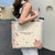 Cute Bear Printed Canvas Bag Women All-match Shoulder Bags Student Large Capacity Daily Handbags - Enfance-Heureuse