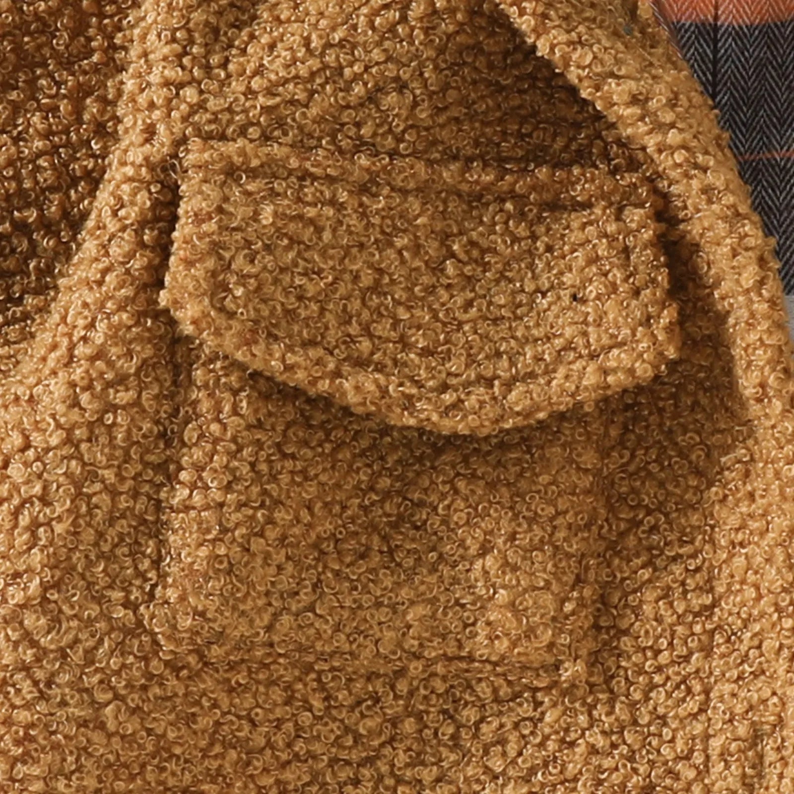 Autumn New Plush Plaid Reversible Coat - Enfance-Heureuse