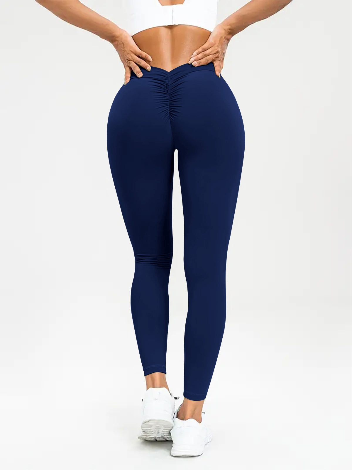 Women's Yoga Pants High Waist Lift High Elastic Tight Fitness Trousers - Enfance-Heureuse