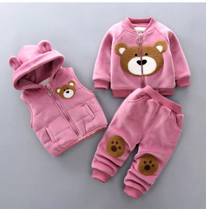 Children's Clothing Baby Three Piece Set - Enfance-Heureuse