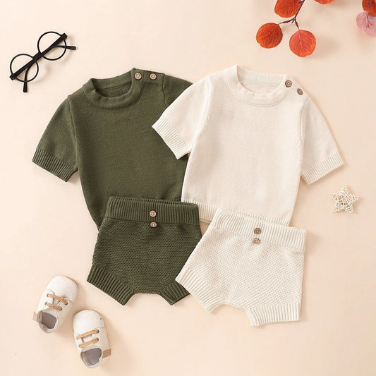 Children's Leisure Knitting Suit - Enfance-Heureuse
