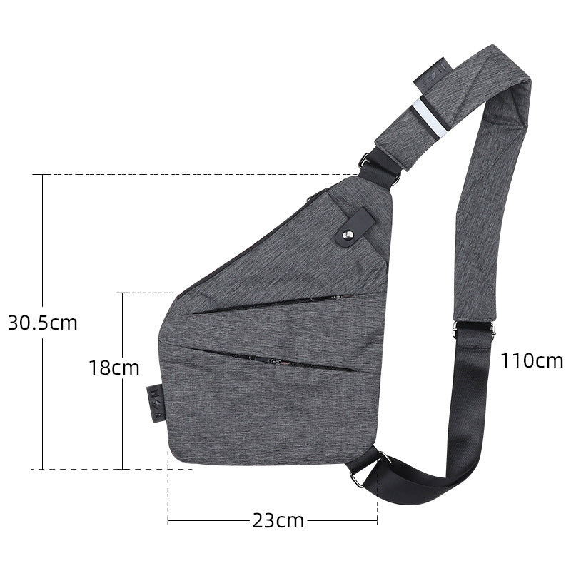 New Mens Digital Storage Gun Bag Diagonal Outdoor Sports Waist Bag - Enfance-Heureuse