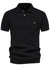 Men's Collared Neck Short Sleeve Knit Polo - Enfance-Heureuse