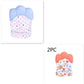 Bébé de dentition bébé anti-morsure silicone molaire gants enfants de jouets sonores