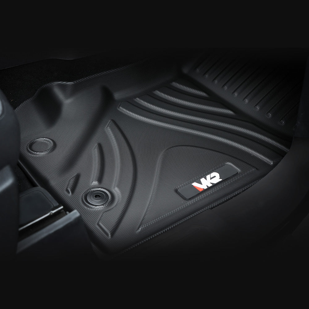 Car Floor Mats For 2021-2023 Ford Bronco 4 Doors 3D TPE All-Weather Floor Mats, Full Set Interior Car Accessories- Not Fit 2 Doors Version - Enfance-Heureuse