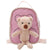 Cute Bear Doll Mini Canvas Kindergarten Backpack - Enfance-Heureuse