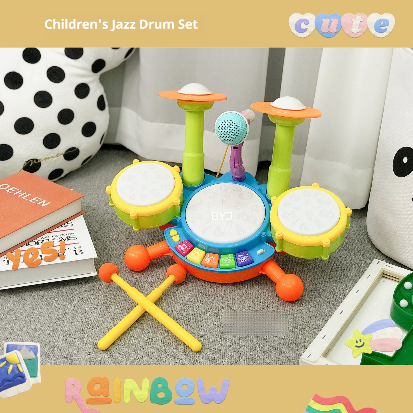 Children's Hand Tapping Music Drum Toy Percussion Instrument