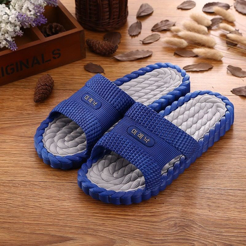 Non-slip Deodorant Slippers Massage Home Slippers - Enfance-Heureuse