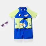 Buoyancy Swimsuit Boys One-piece Training Sun Protection - Enfance-Heureuse