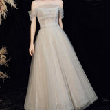 Star Sky Dress Skirt Slim Off Shoulder - Enfance-Heureuse