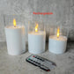 Electroplated Glass LED Electronic Candle Lights Wholesale Rechargeable - Enfance-Heureuse