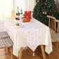 Christmas Snowflake Leaves Table Runner Table Decoration Decorations - Enfance-Heureuse