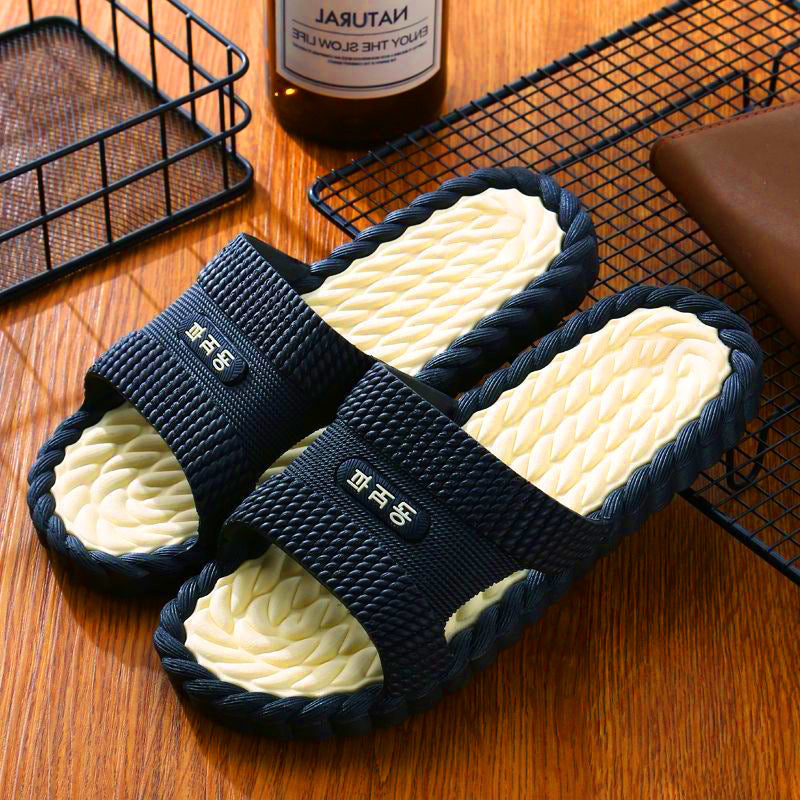 Non-slip Deodorant Slippers Massage Home Slippers - Enfance-Heureuse